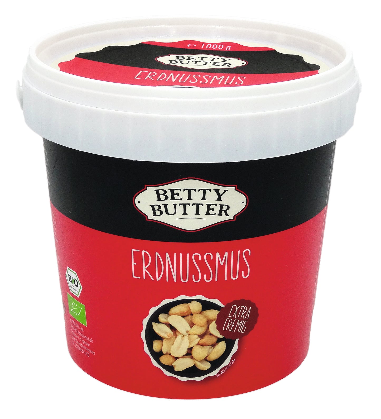 Bio Erdnussmus, geröstet, 1 kg