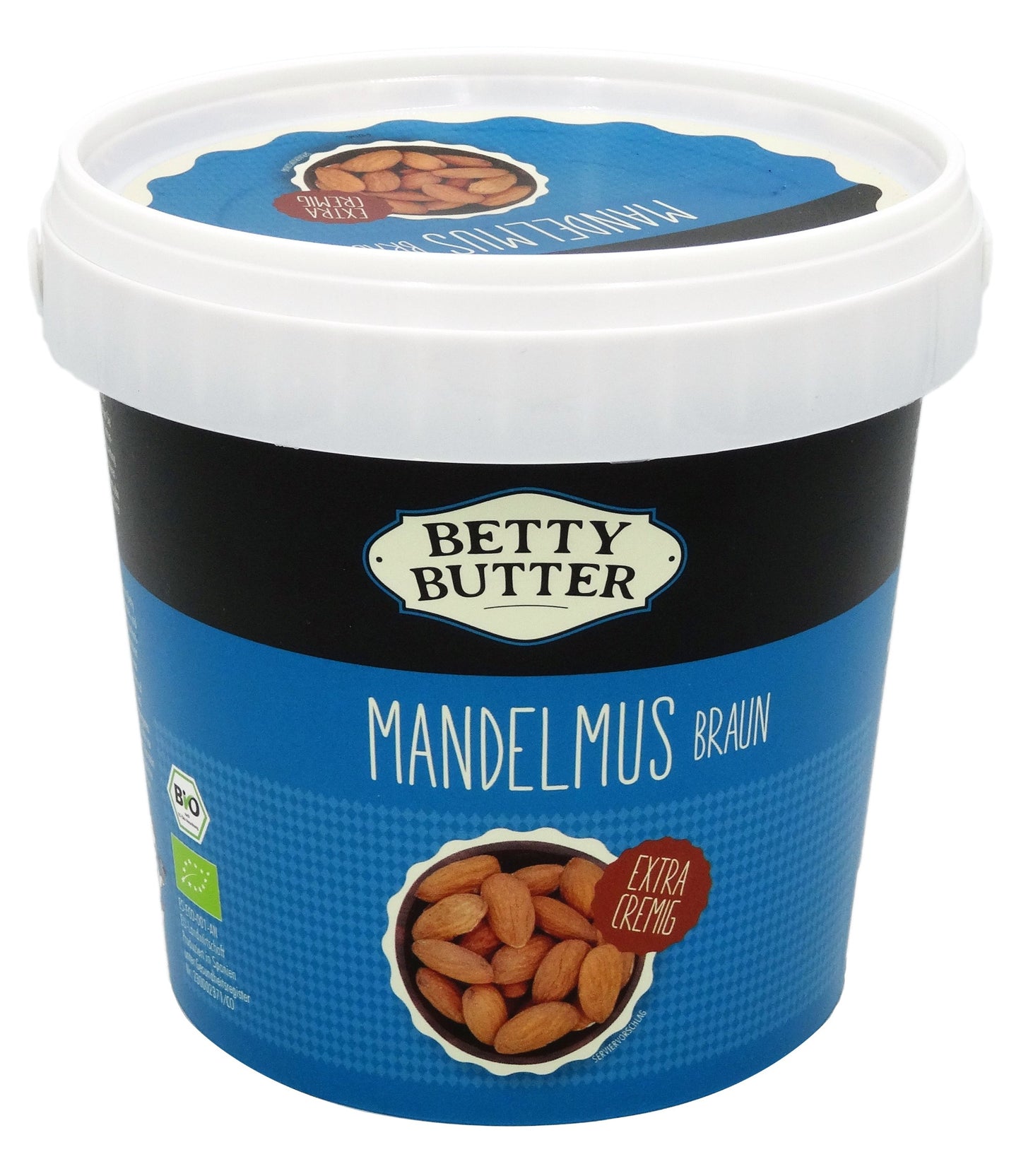 Bio Mandelmus braun, geröstet, 1 kg