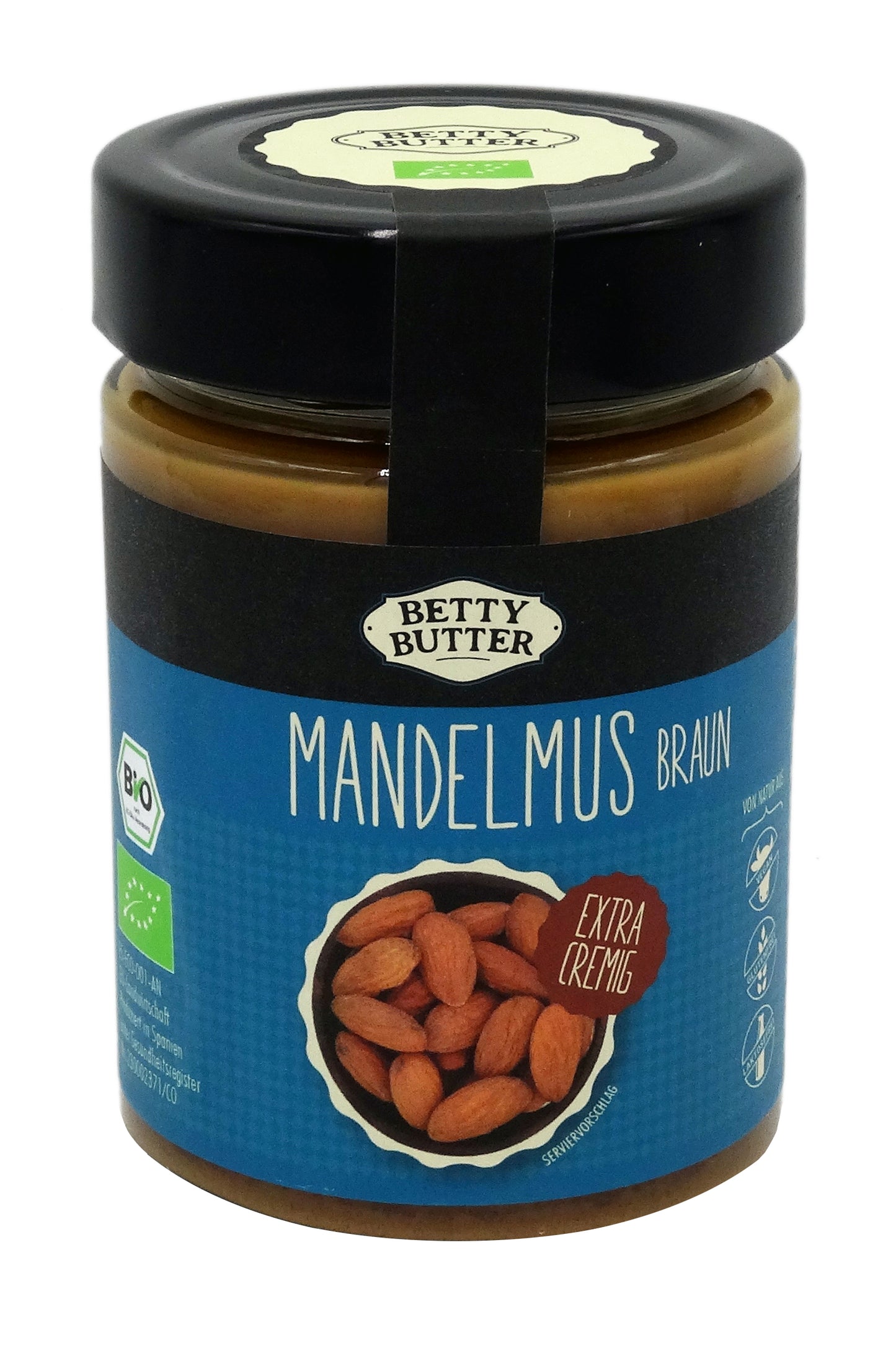 Bio Mandelmus braun, geröstet, 330 g ***MHD 30.06.2025***